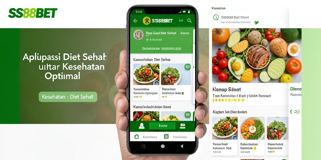 Tampilan antarmuka SS88BET dengan fitur diet sehat.